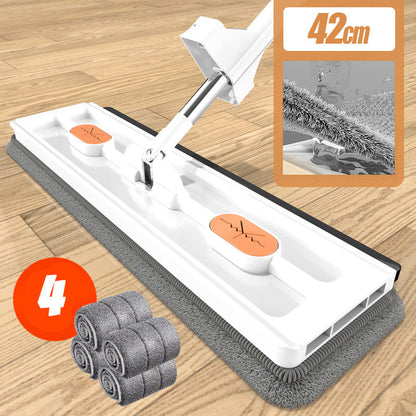 Virella Mop — Ultra-Absorbent Flat Mop with 360° Swivel Head for Easy Cleaning