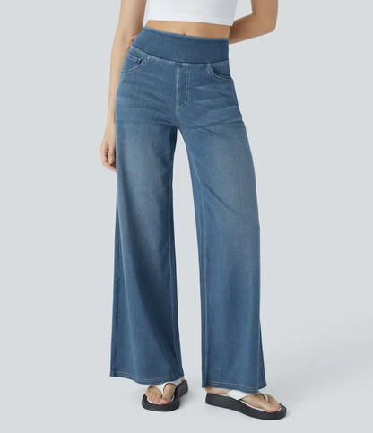 High-Waisted Wide Leg Jeans™ — Unlock All-Day Confidence and Freedom in Every Step