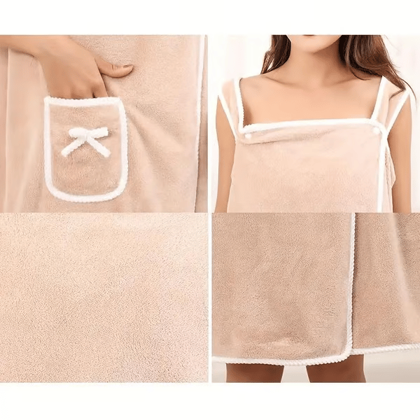 Liora — Plus Size Waterproof Wearable Shower Skirt with Secure Fit