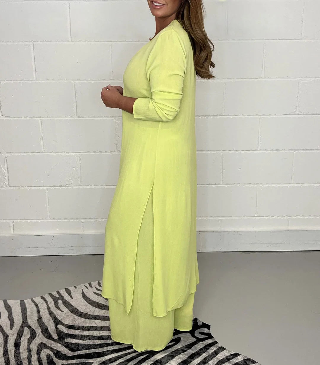 Emorya — Women’s Breathable Long Top and Pants Set for Comfort