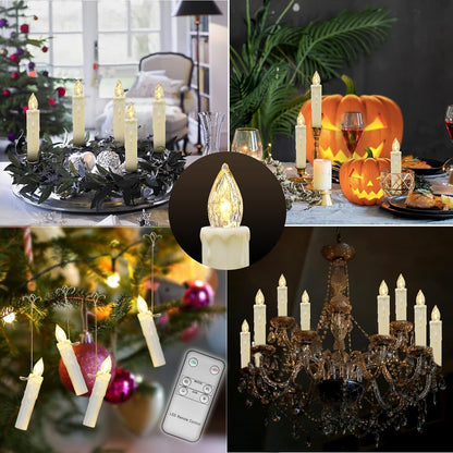 Flameless LED Candles 10 PACK™ — Creëer Direct Gezellige, Vuurvrije Magie