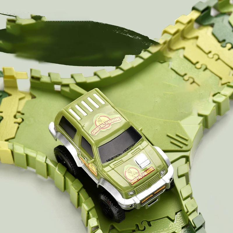 DinoRift — Interactive Dinosaur Track Toy Set with Battery-Powered Car