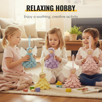 Crochet Angel Ornaments Kit™ — Create Heartwarming Holiday Magic with Effortless Beauty