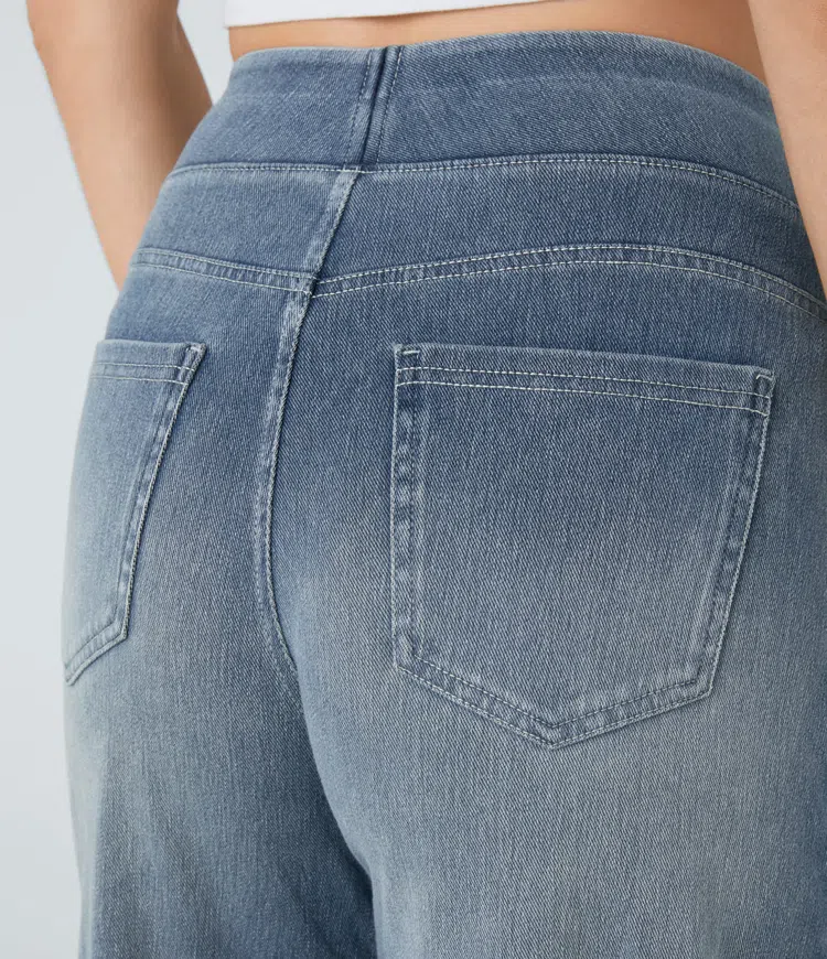 High-Waisted Wide Leg Jeans™ — Unlock All-Day Confidence and Freedom in Every Step