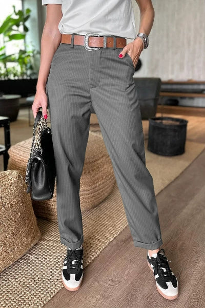 Pantalon Blazer Taille Haute UltraSculpt™ — Imprégnez Chaque Pièce d’une Confiance Qui Dure Toute la Journée