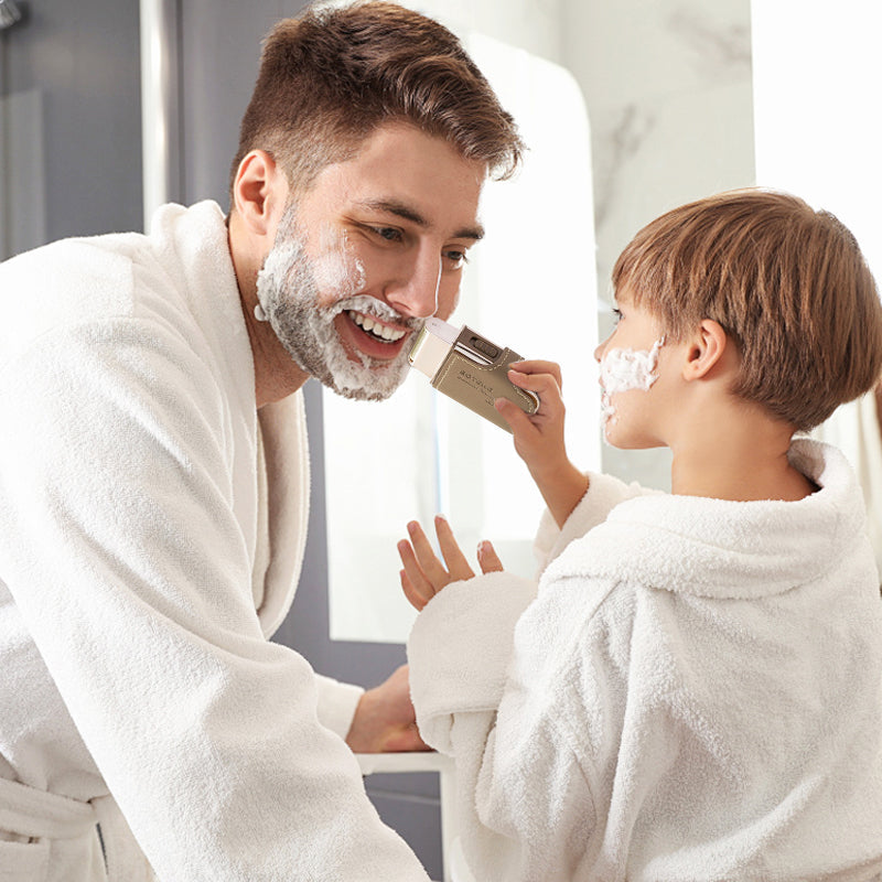 Velaro — Portable 2-in-1 Electric Shaver with Built-In Mirror