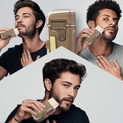 Velaro — Portable 2-in-1 Electric Shaver with Built-In Mirror