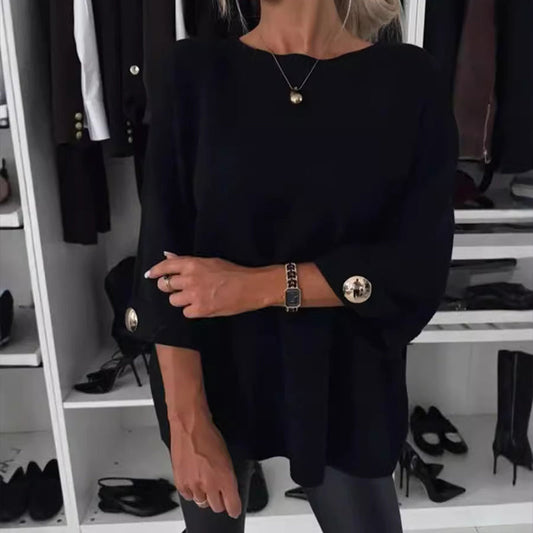 VelvetLuxe™ Knit Top — Ieși în Evidență cu Încredere Fără Efort și Confort pe Tot Parcursul Zilei