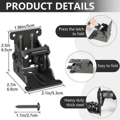 SteelFold Brackets™ — Bewältige schwere Lasten und schaffe sofort Platz