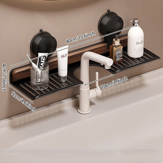 Walnut Faucet Storage Rack™ — Mühelose Stärke und makellose Ordnung in Sekunden