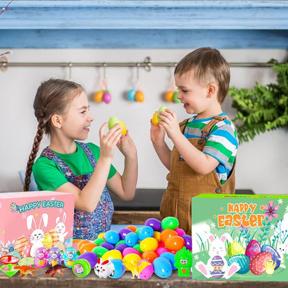 Prefilled Easter Eggs with Toys and Stickers for Egg Hunts 19$ TODAY ONLY