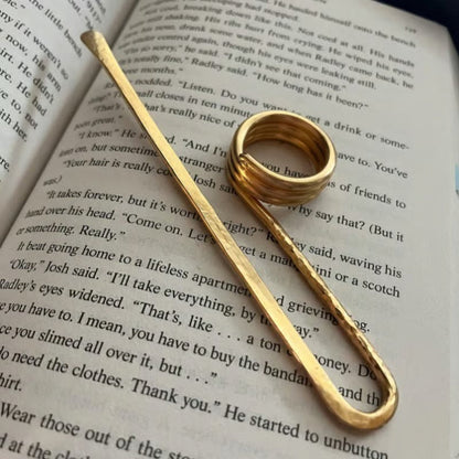 Maren — Apribook in metallo con fermapagina a una mano per una lettura comoda