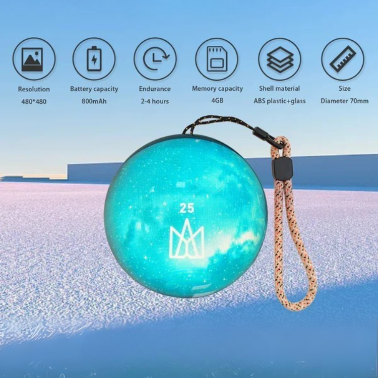 Orbe da Memória™ — Dê Vida aos Seus Momentos em uma Esfera de Cristal Iluminada