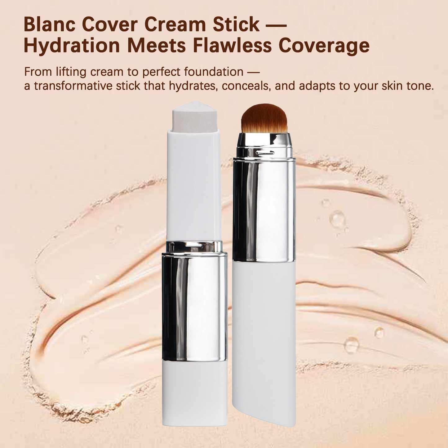 Color-Changing Cover Cream Stick™ — Flawless Coverage Meets Skincare Luxury