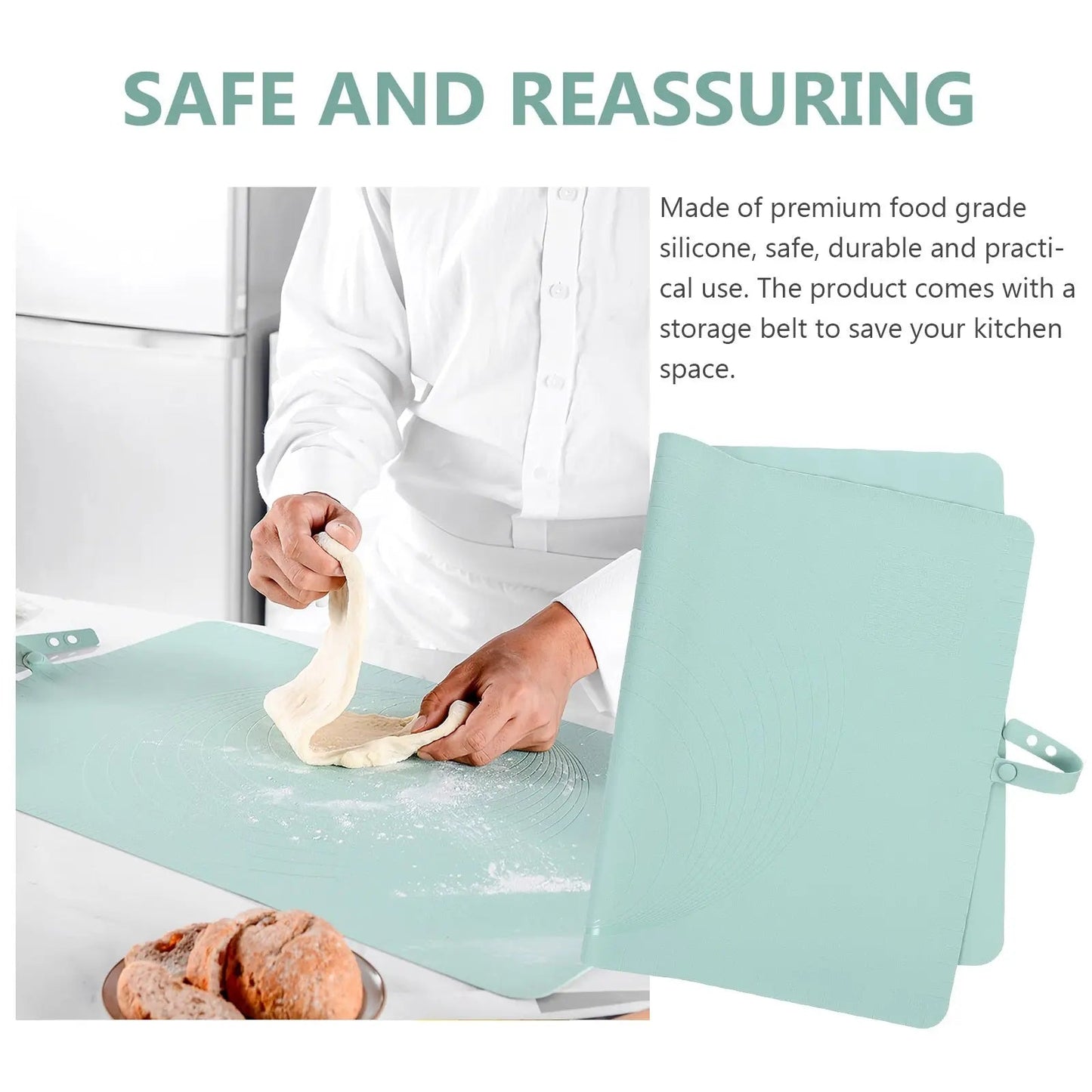 FlexiBake™ Mat — Master Every Bake with a Spotless, Stress-Free Surface