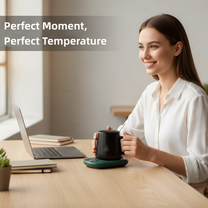 Digital Heated Coaster™ — Command Your Perfect Sip with Cozy, Custom Warmth Every Time