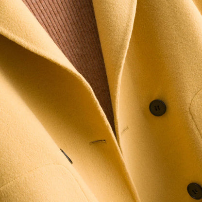 Liora — Zweireihige Kaschmir-Wolljacke mit lockerem Schnitt