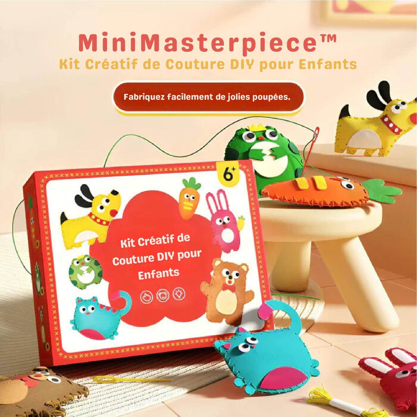 LinaCraft — Kinder DIY Naaikit voor Creatief Poppenmaken