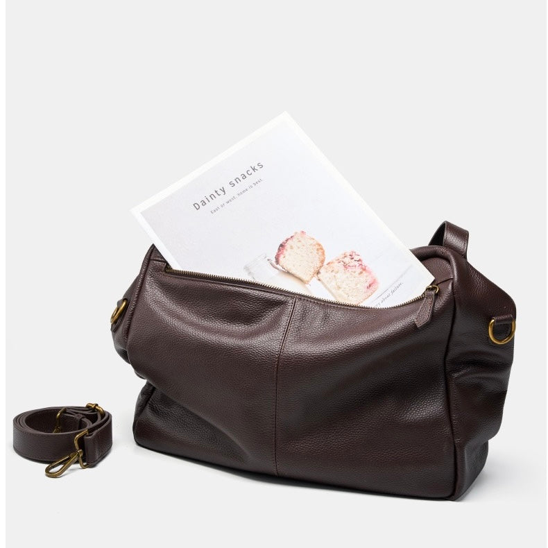 Elara — Women's Genuine Leather Tote Bag with Spacious Design