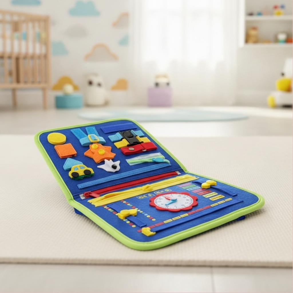 Tinkla™ Montessori Busy Board for Toddlers