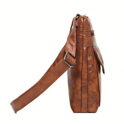 Nola Vintage Crossbody Bag — Kompakte Designer-Umhängetasche mit verstellbarem Riemen