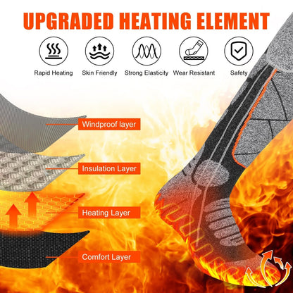 RechargeHeat Socks™ — Blaze Through Winter with All-Day Toasty Feet