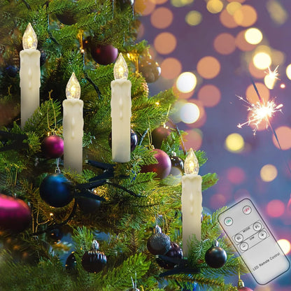 Flameless LED Candles 10 PACK™ — Creëer Direct Gezellige, Vuurvrije Magie