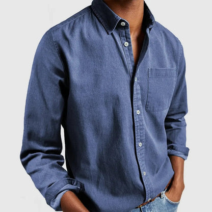 SorenTex Shirt — Textured Cotton Button-Up with Tailored Fit