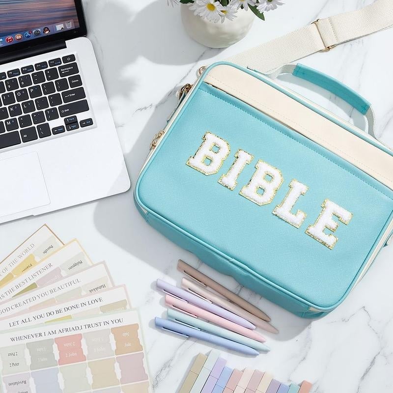 Eloria — Dámska kvetinová taška na Bibliu s odnímateľným ramenným popruhom