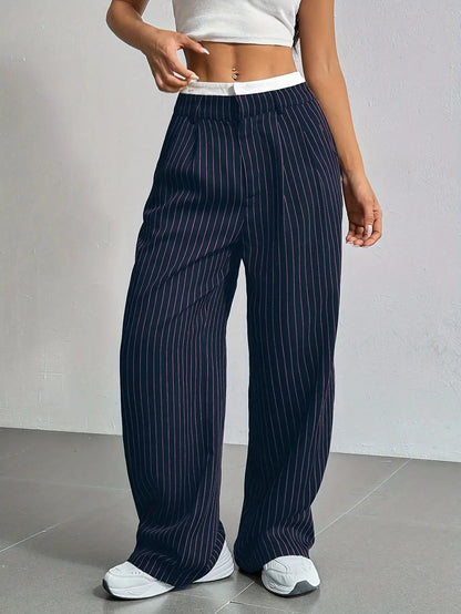 PinstripePower™ — Sculpt Your Curves and Command Every Room with Effortless Style