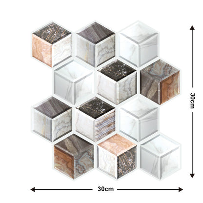 3D Peel and Stick Wall Tiles