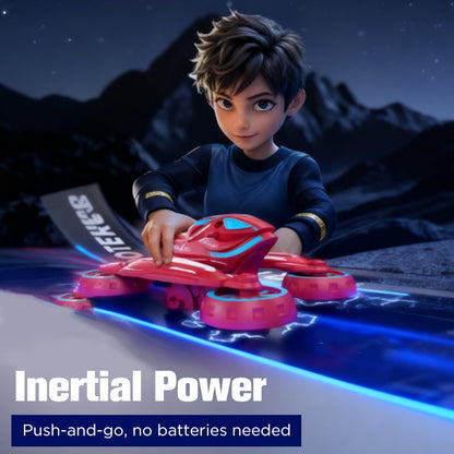 Rallyon Racer — Transforming Motorcycle Toy with Inertial Drive for Kids