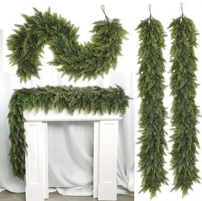 EverCedar Luxe™ Girlanda — Prineste nekonečné sviatočné teplo do každého kúta