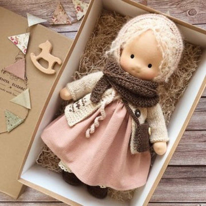 Best Gift for Kids-Handmade Waldorf Doll