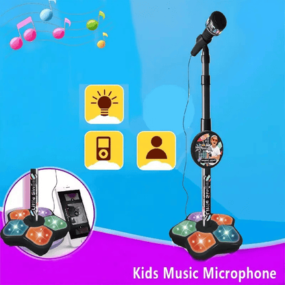 Virelli — Detské karaoke mikrofónové hračky s LED svetlami