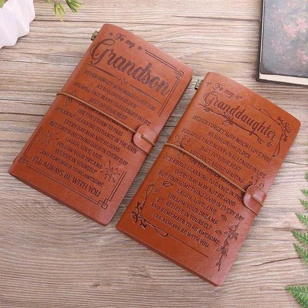 Vintage Engraved Journals (Pages Included) The Best Thanksgiving/Christmas Gift to Beloved