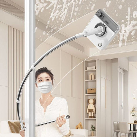 Solenis — Extendable Window Cleaner with Durable Sponge Head