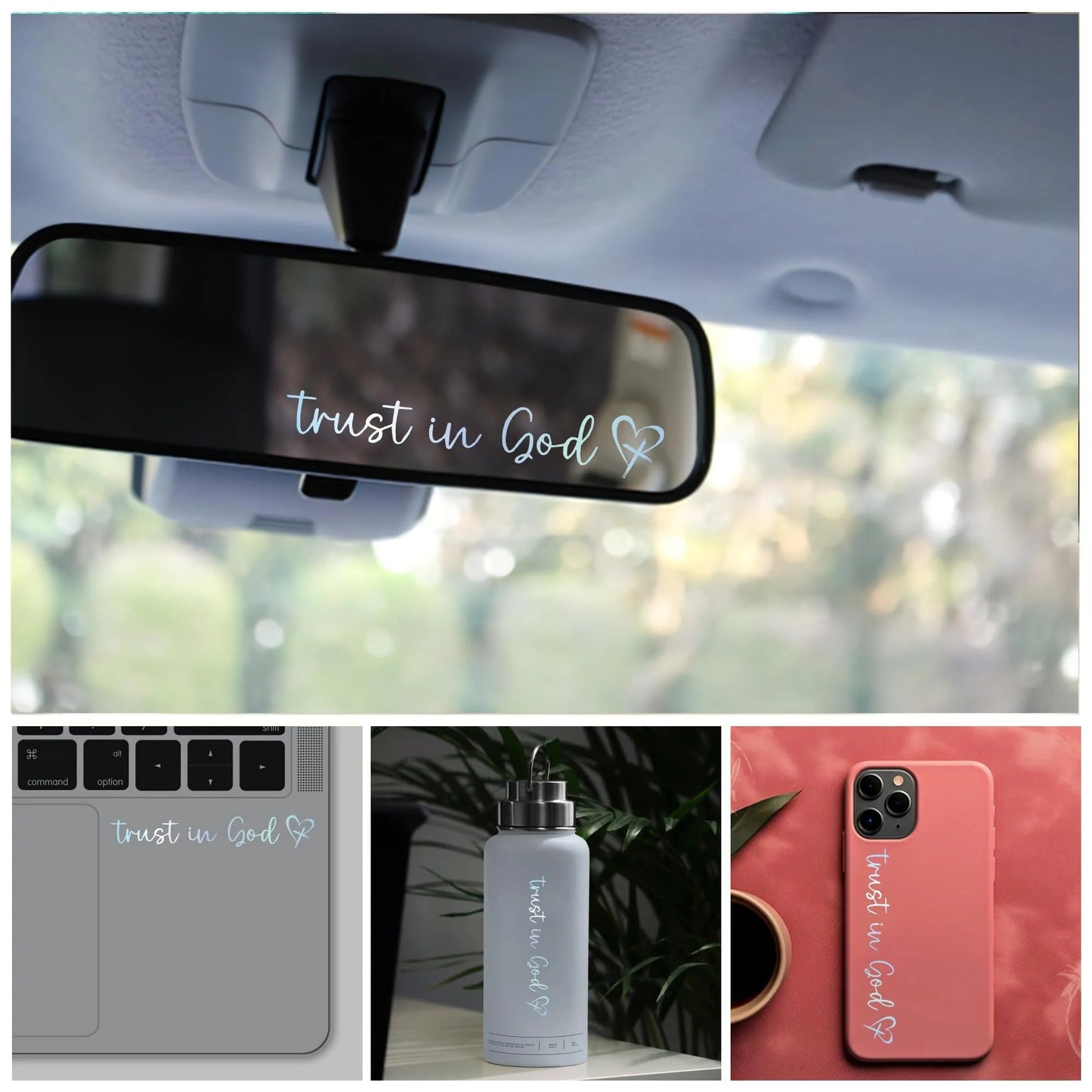 LioraDrive — Inspirational Christian Car Sticker with Weatherproof Vinyl