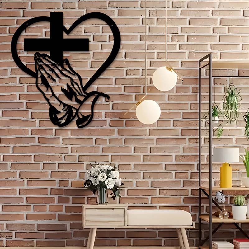 Heart & Cross Veggkunst™ — Tenn ustoppelig tro og forvandle rommet ditt til et fristed