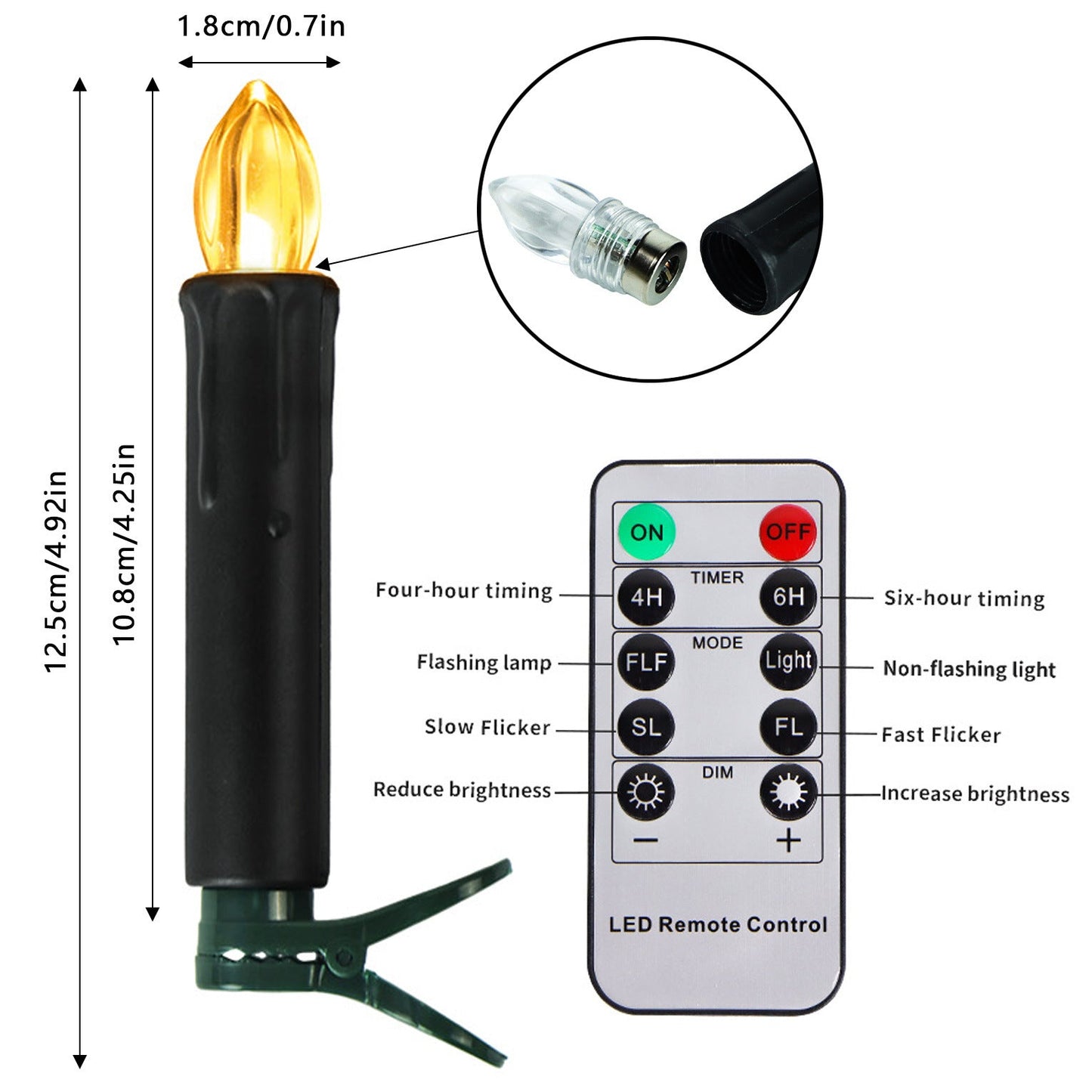 Flameless LED Candles 10 PACK™ — Creëer Direct Gezellige, Vuurvrije Magie