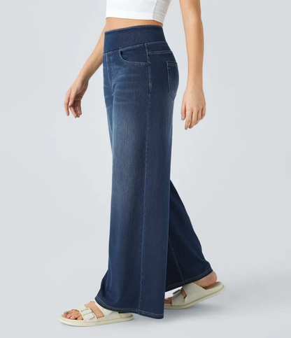 High-Waisted Wide Leg Jeans™ — Unlock All-Day Confidence and Freedom in Every Step