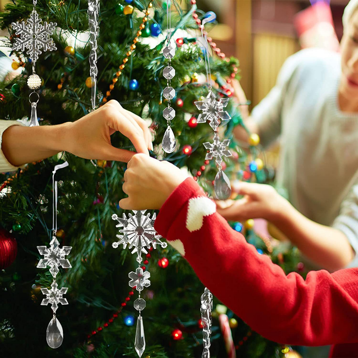 Lunara — Kristálytiszta hópehely díszek karácsonyi dekorációhoz