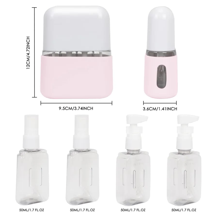 Portable Travel Bottle Set 7$ TODAY ONLY