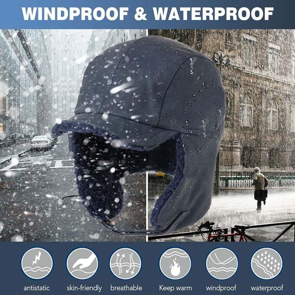 Frostley — Winddichte wintermuts met afneembaar masker en oorkleppen