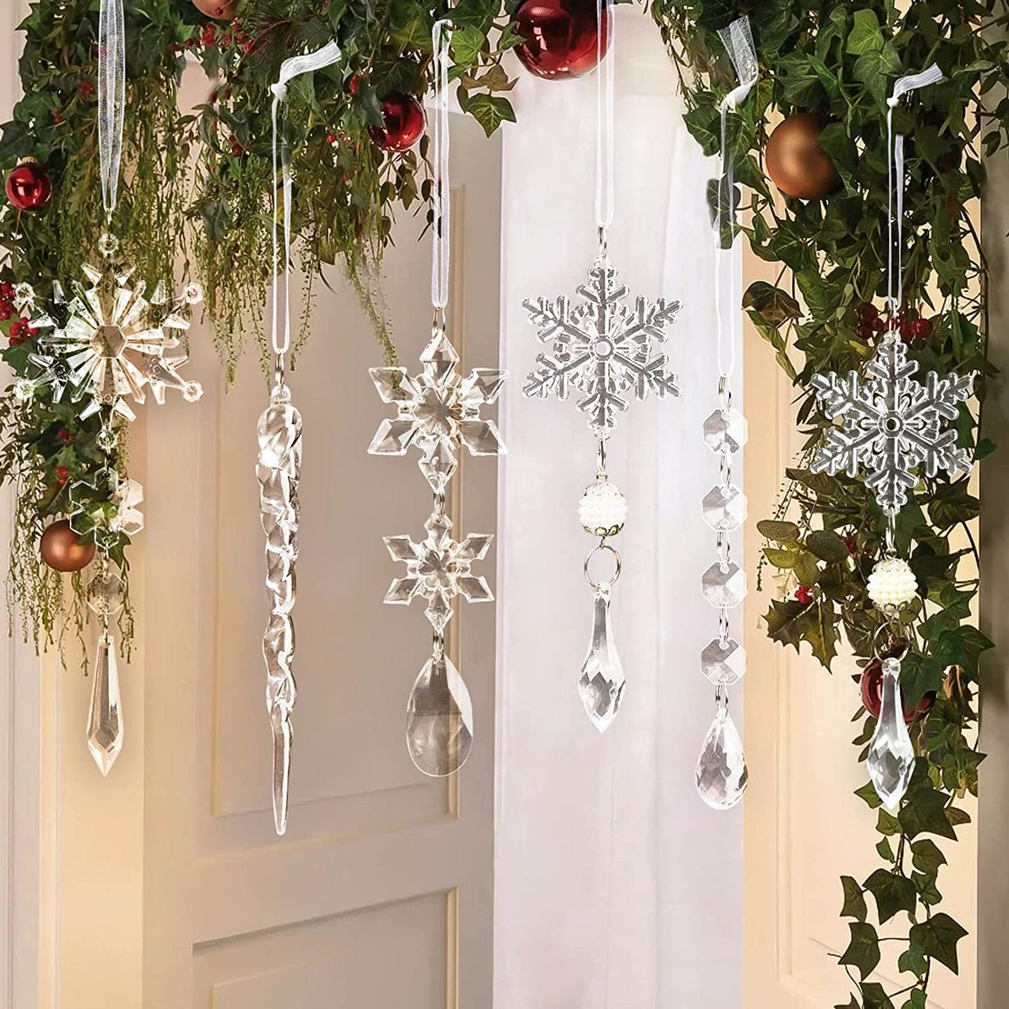 Lunara — Kristálytiszta hópehely díszek karácsonyi dekorációhoz