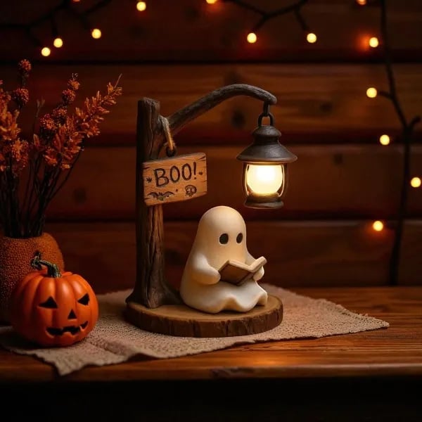 Ghost Reading Lantern™ — Enchant Your Space with Cozy, Captivating Haunts
