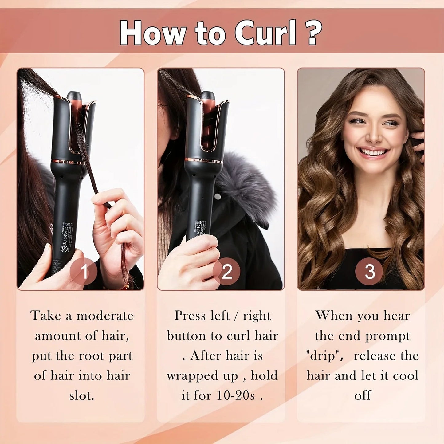 CurlCommander™ — 髪を健康に保ち、瞬時に注目を集める手軽な魅力