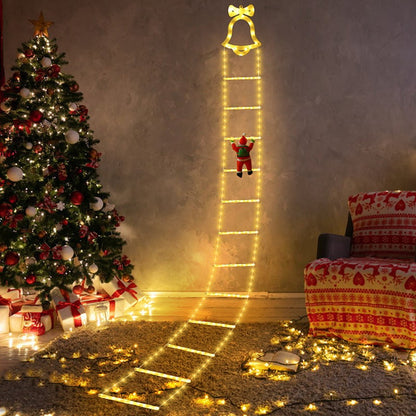 Vespera Santa Climber — Animasjonslys til trapp med fjernkontroll