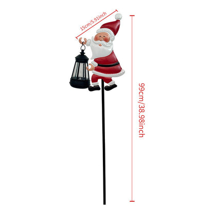 Liora — Solar-Powered Santa Garden Stake Light with Auto Sensor