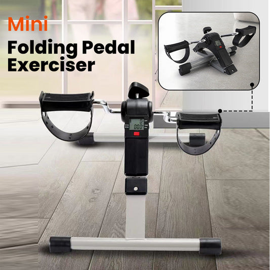 Zynomo Mini Folding Pedal Exerciser for Under Desk Use
